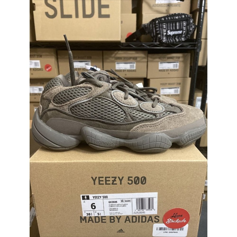 Adidas Yeezy 500 Clay Brown Shoes GX3606 Men's Sizes